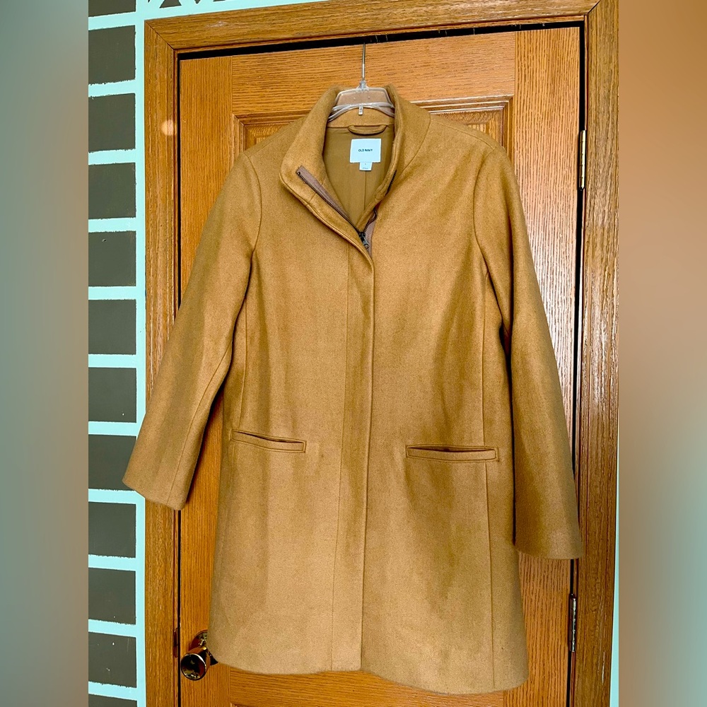 Old Navy Camel Zip Coat
